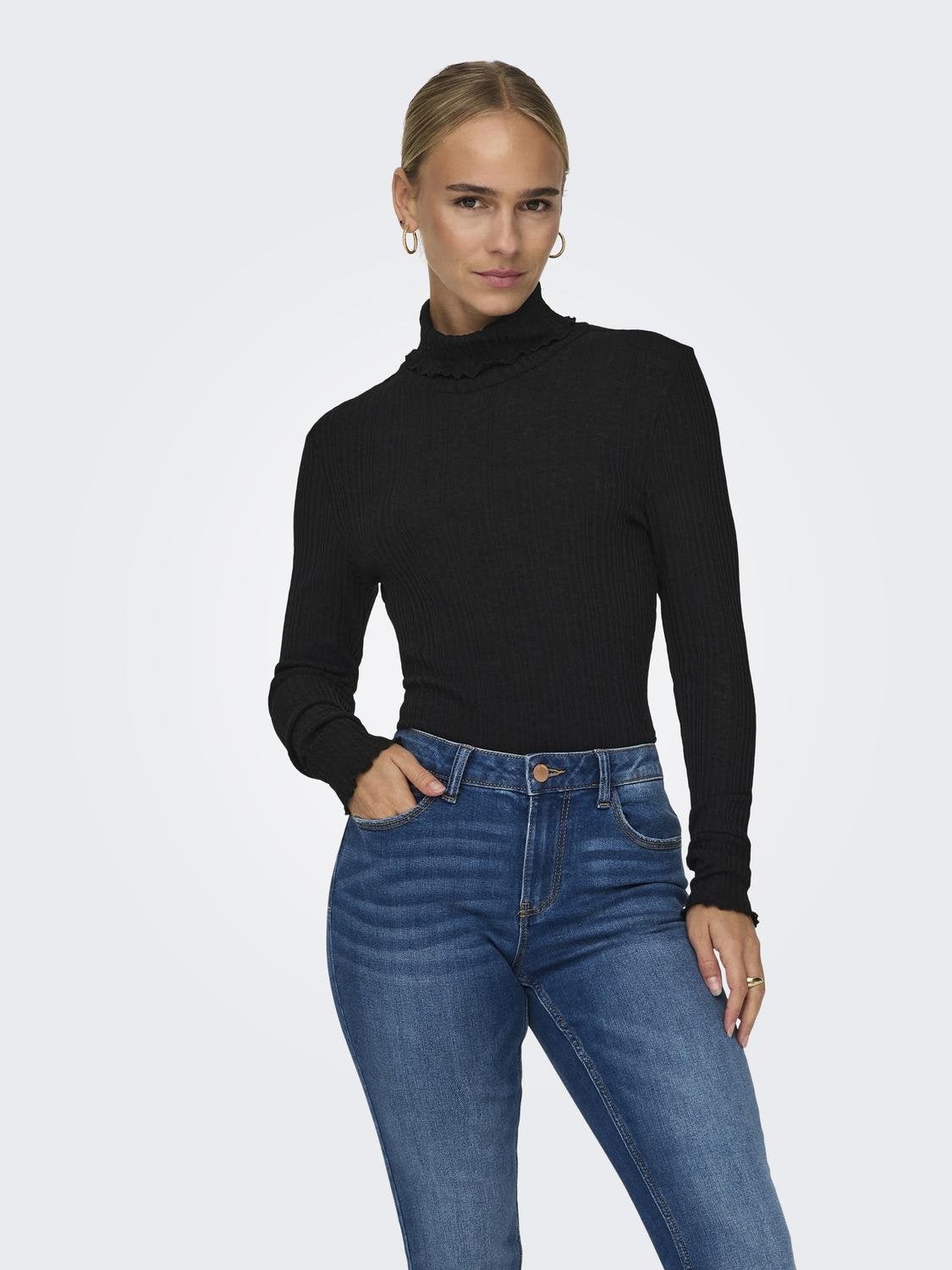 ONLKISSER Top Black