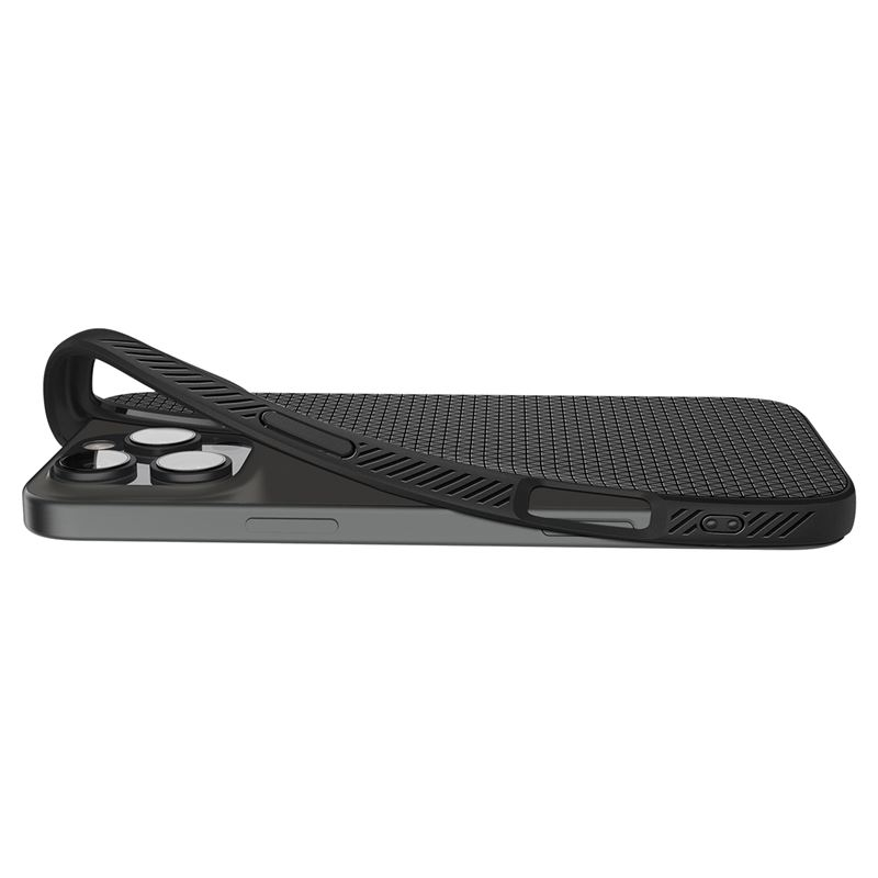 iPhone 16 Pro Max Liquid Air Case Gummi Hülle (ACS07988) - Schwarz
