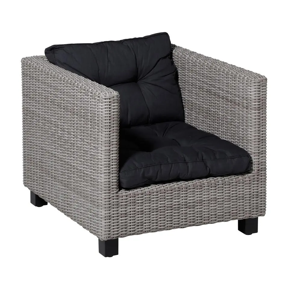 Madison - Florance Rugkussen Basic black - Ca. 43x60 cm - Set van 2