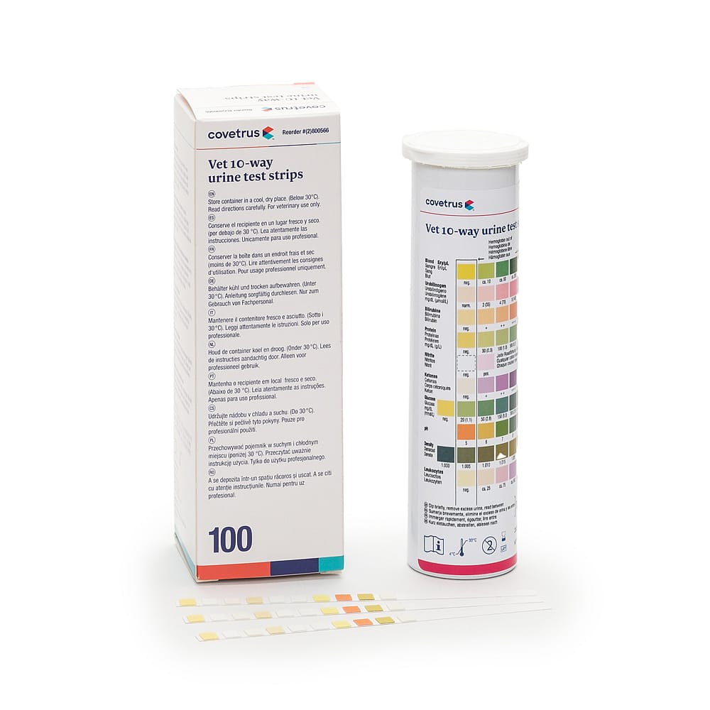 CVET Urine Teststrips 10 Parameters 100 stuks | 13094