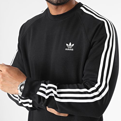 Sweat Crewneck A Bandes 3 Stripes IM2087 Noir