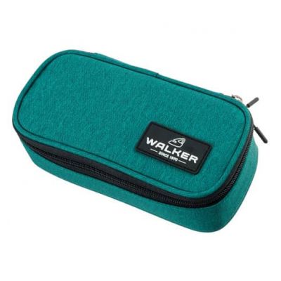 Trousse plumier Walker Pure Eco - 1 compartiment - émeraude