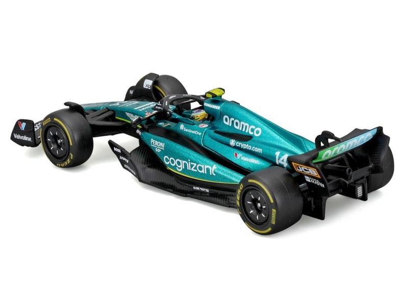 BBurago Aston Martin F1 AMR23 Alonso 2023 1:43 Sammlermodell im Massstab 1:43