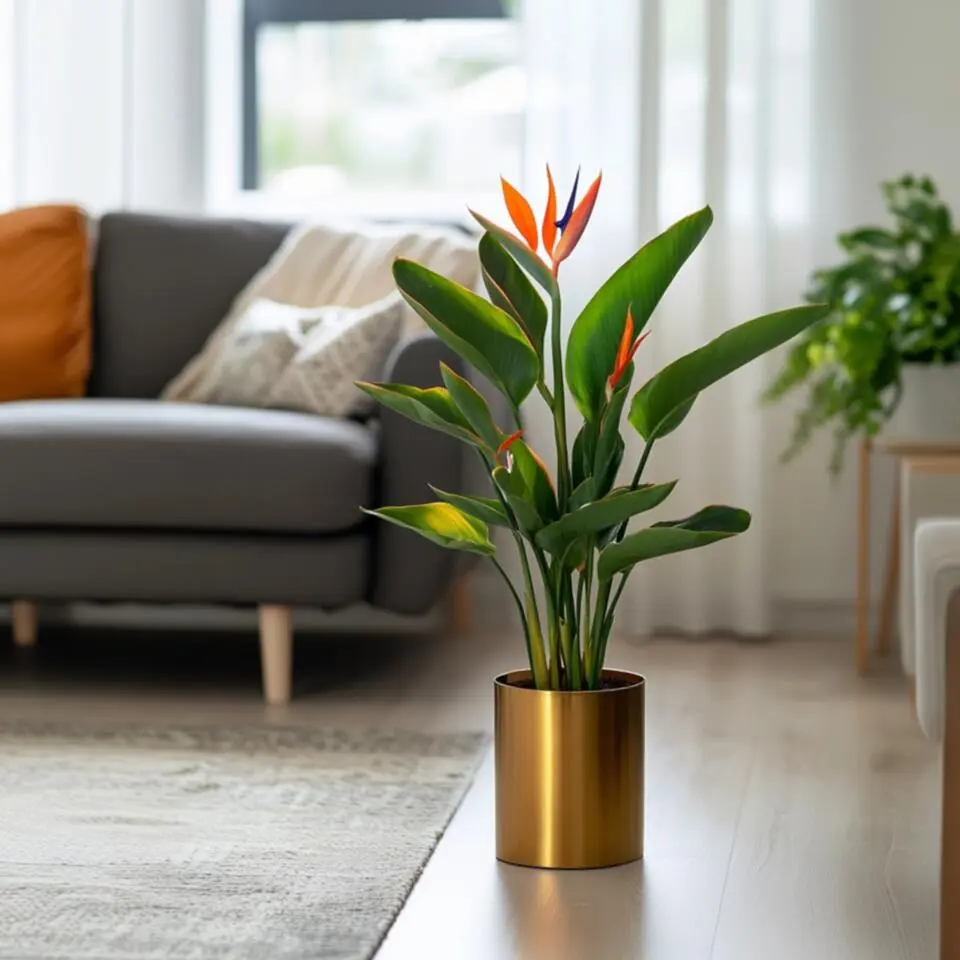 Paradijsvogelbloem - Strelitzia reginea - Hoogte 25-40cm - ⌀9cm