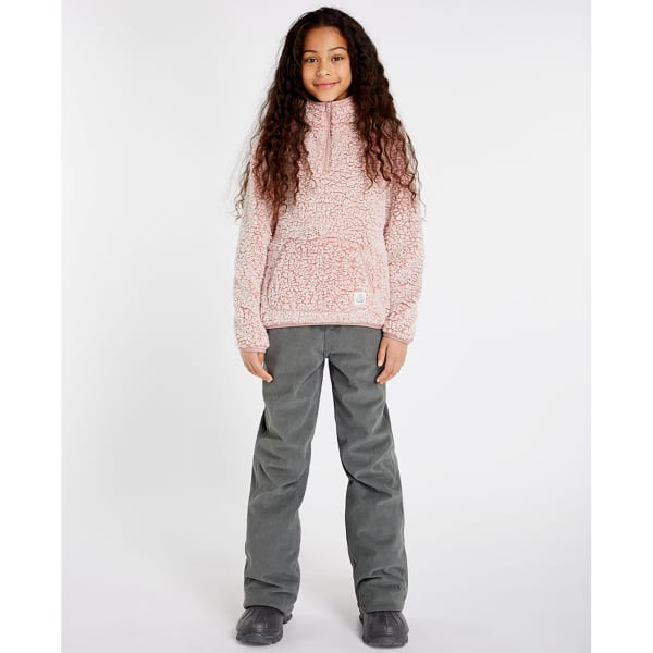 Sweat polaire PROTEST PRTLINDE JR 1/4 ZIP TOP MAUVEPINK