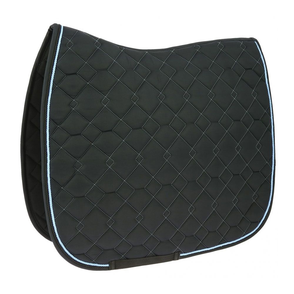 Equitheme DOUBLE ROPE - Tapis de dressage noir/bleu ciel