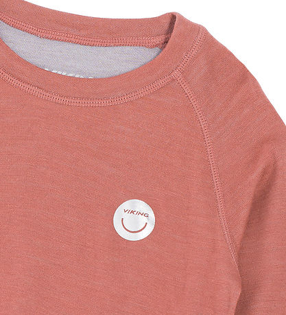 Viking Bluse - Wolle/Bambus - Baselayer - Pink