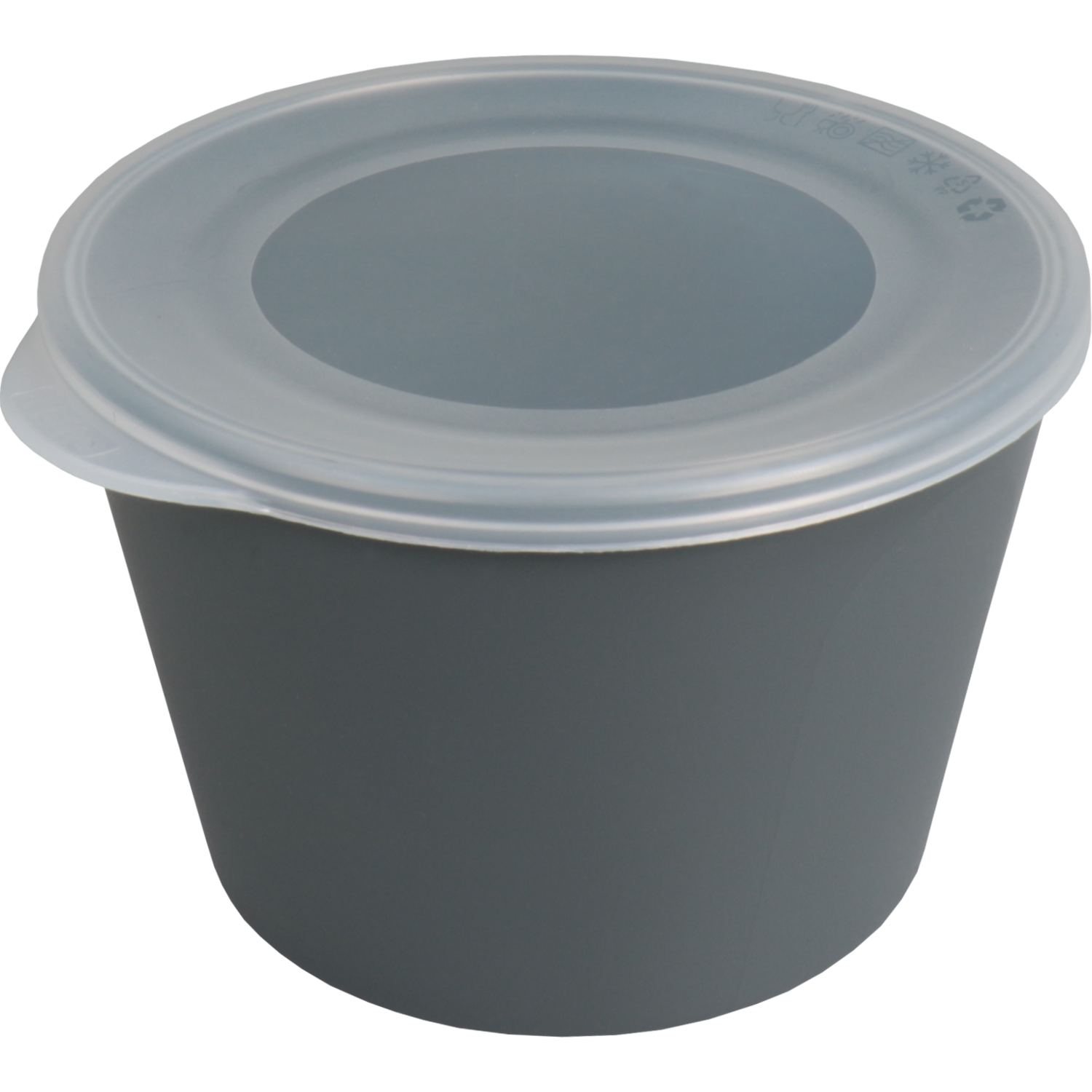 Circ, Multibeker, PP, reusable, 480ml, 16oz, 80mm, grijs