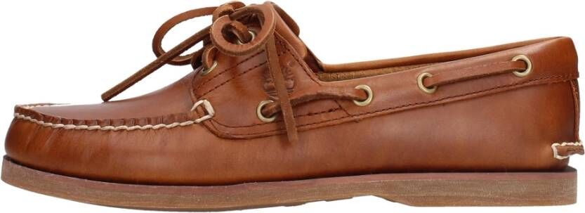 Timberland Authentic Classic Boat Shoe Leather Beige Loafers