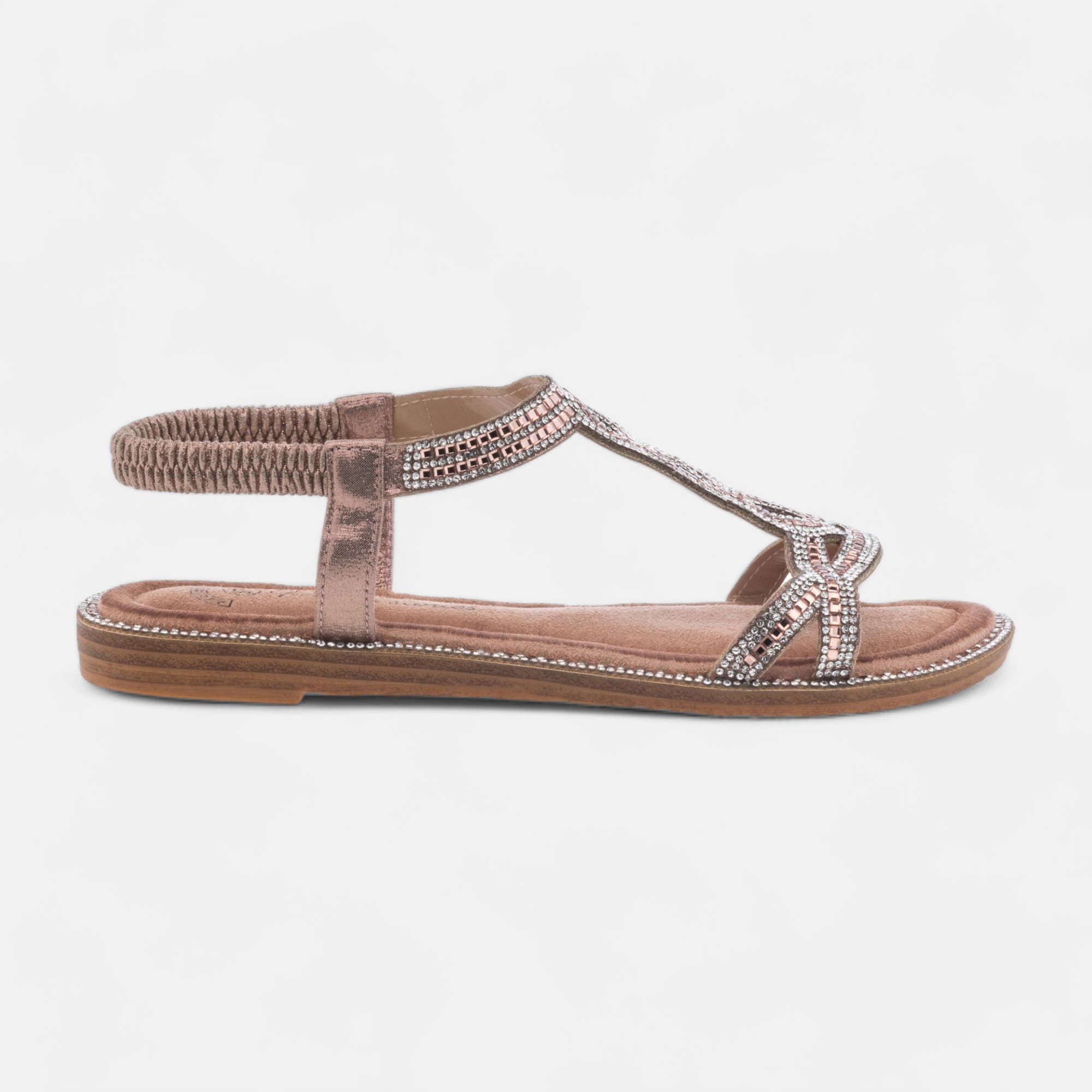 Nu-pieds Femme rose