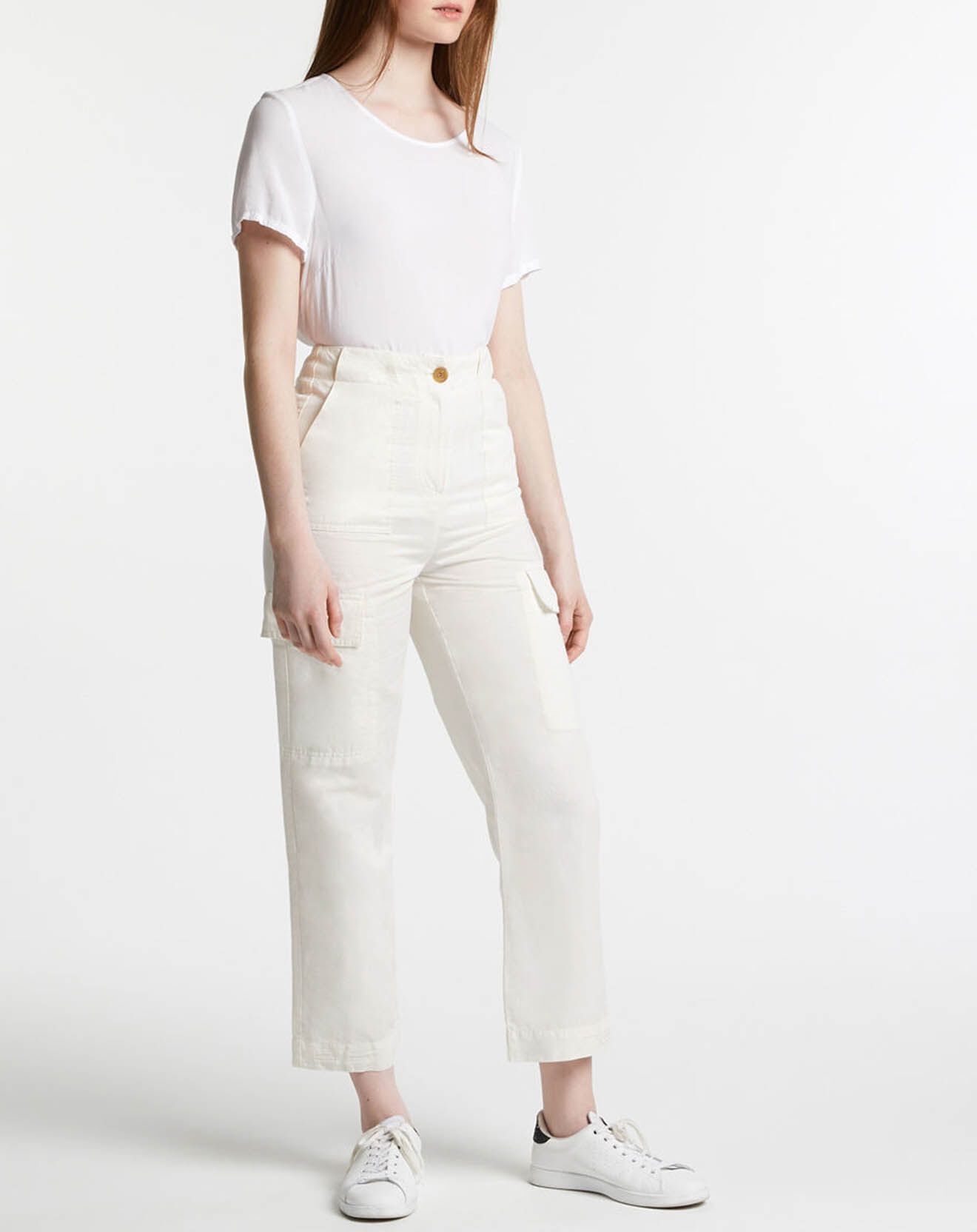 Galeries Lafayette Pantalon Eprise blanc