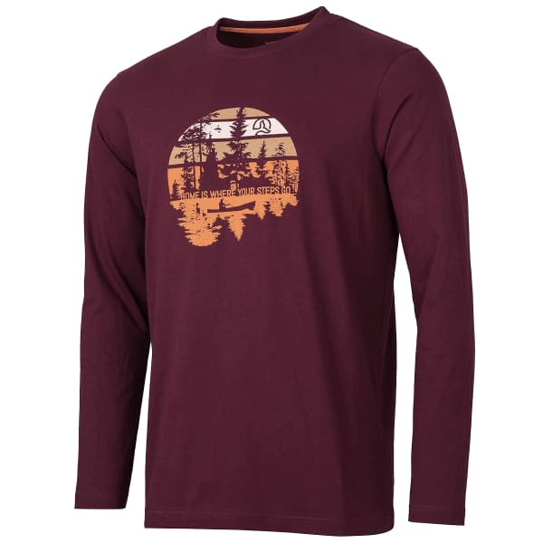 T-shirt randonnée TERNUA LOXTON BORDEAUX