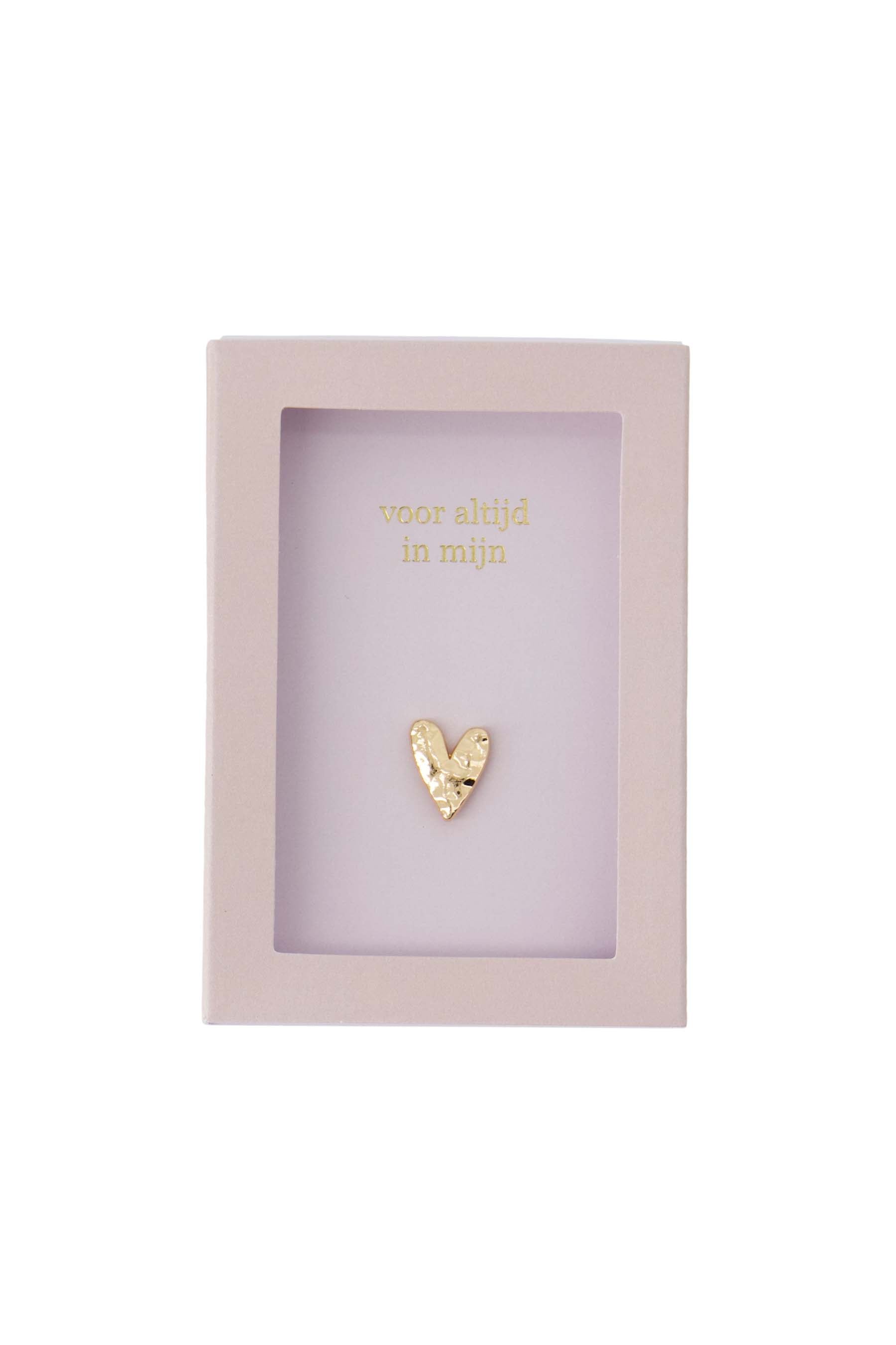 broche in doosje voor altijd in mijn hart
