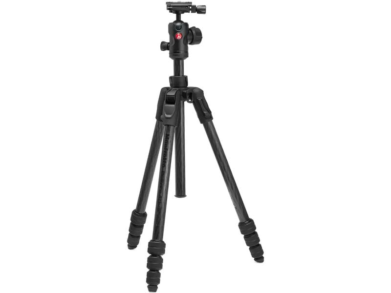 Manfrotto Stativ Befree Advanced AS twist Carb Ultraleichtes und tragbares Fotostativ für fortgeschrittene Hobbyfotografen