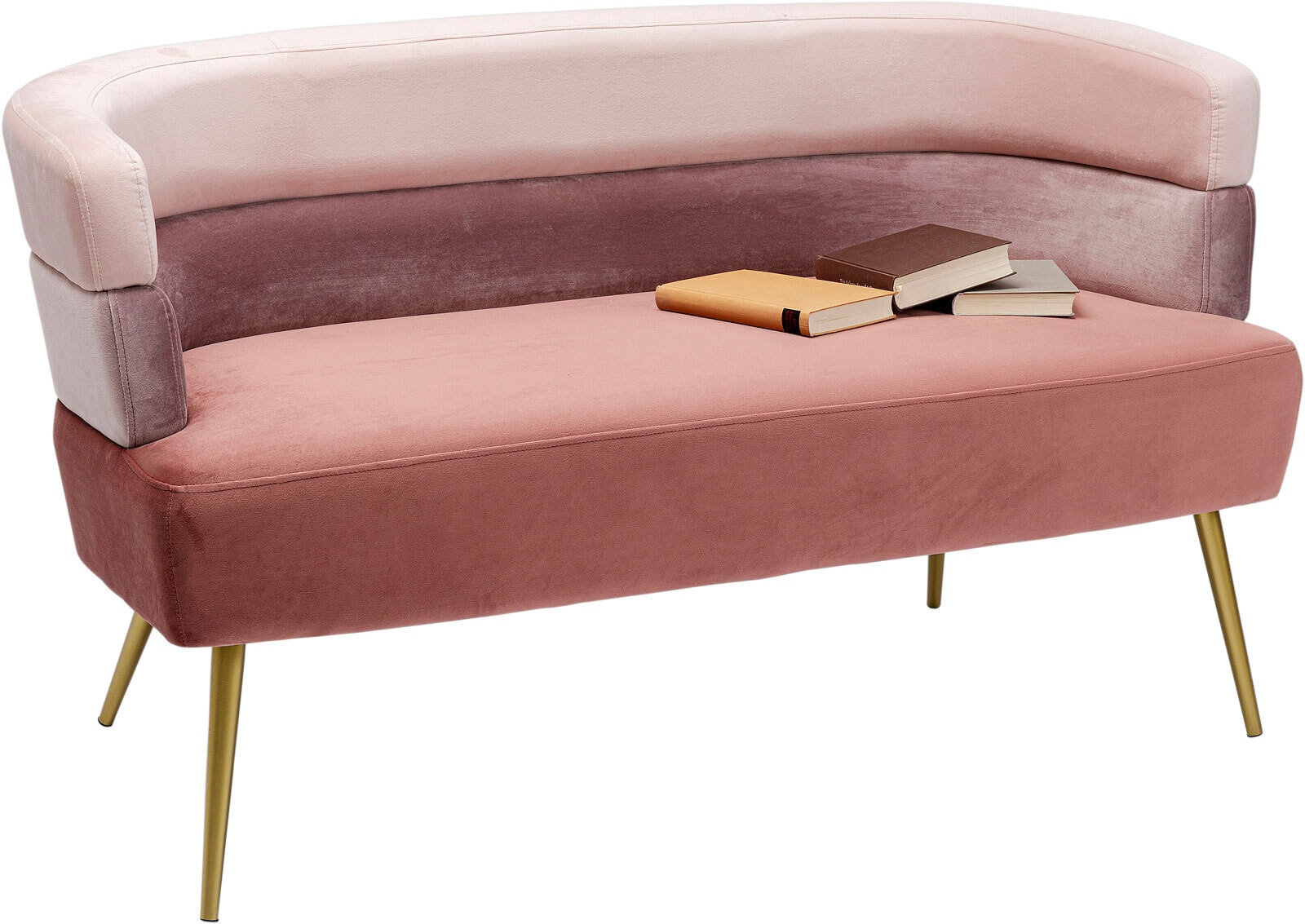 KARE DESIGN Sofa SANDWICH 125 x 64 cm rosa