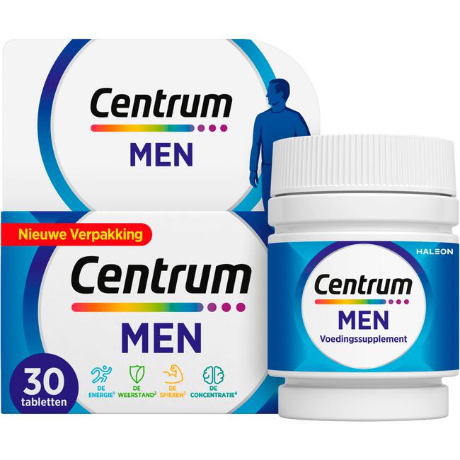 Centrum Men Multivitaminen Tabletten 30 stuks