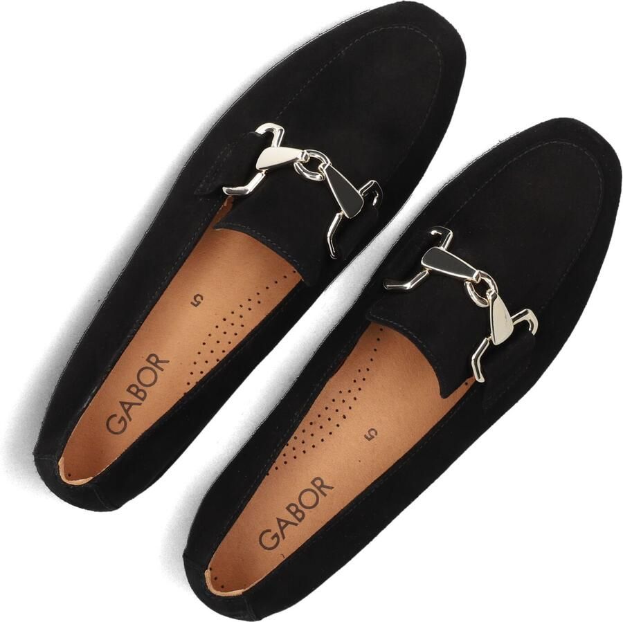 Gabor 211 Loafers Dames Instappers Zwart