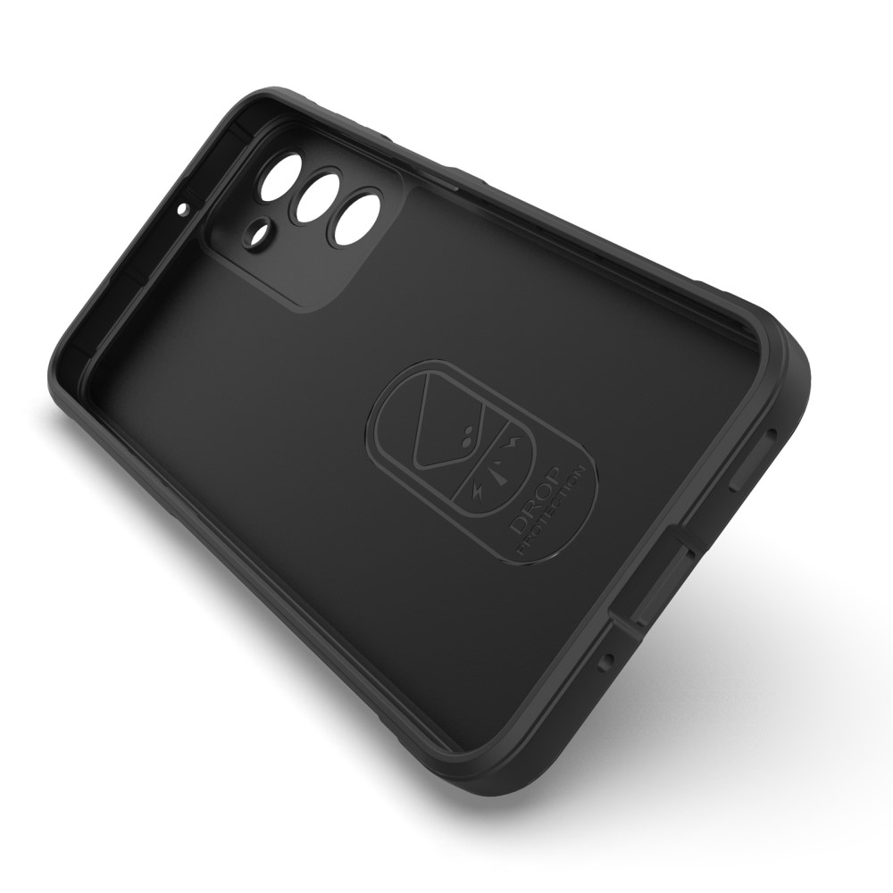 Samsung Galaxy A56 Outdoor Gummi Schutzhülle Anti-Drop - Schwarz