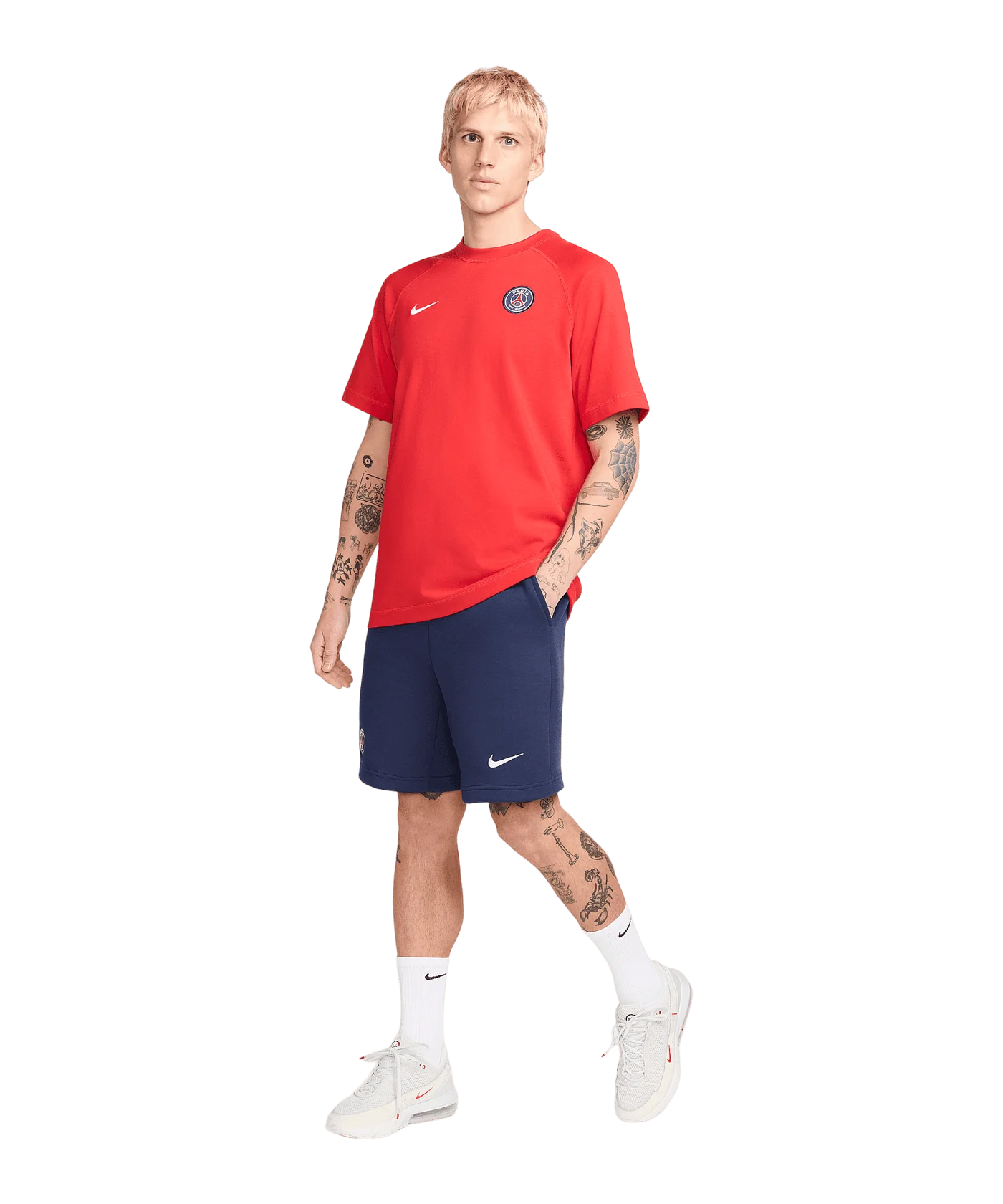 Nike Paris St. Germain Tech Fleece Short Blau F410
