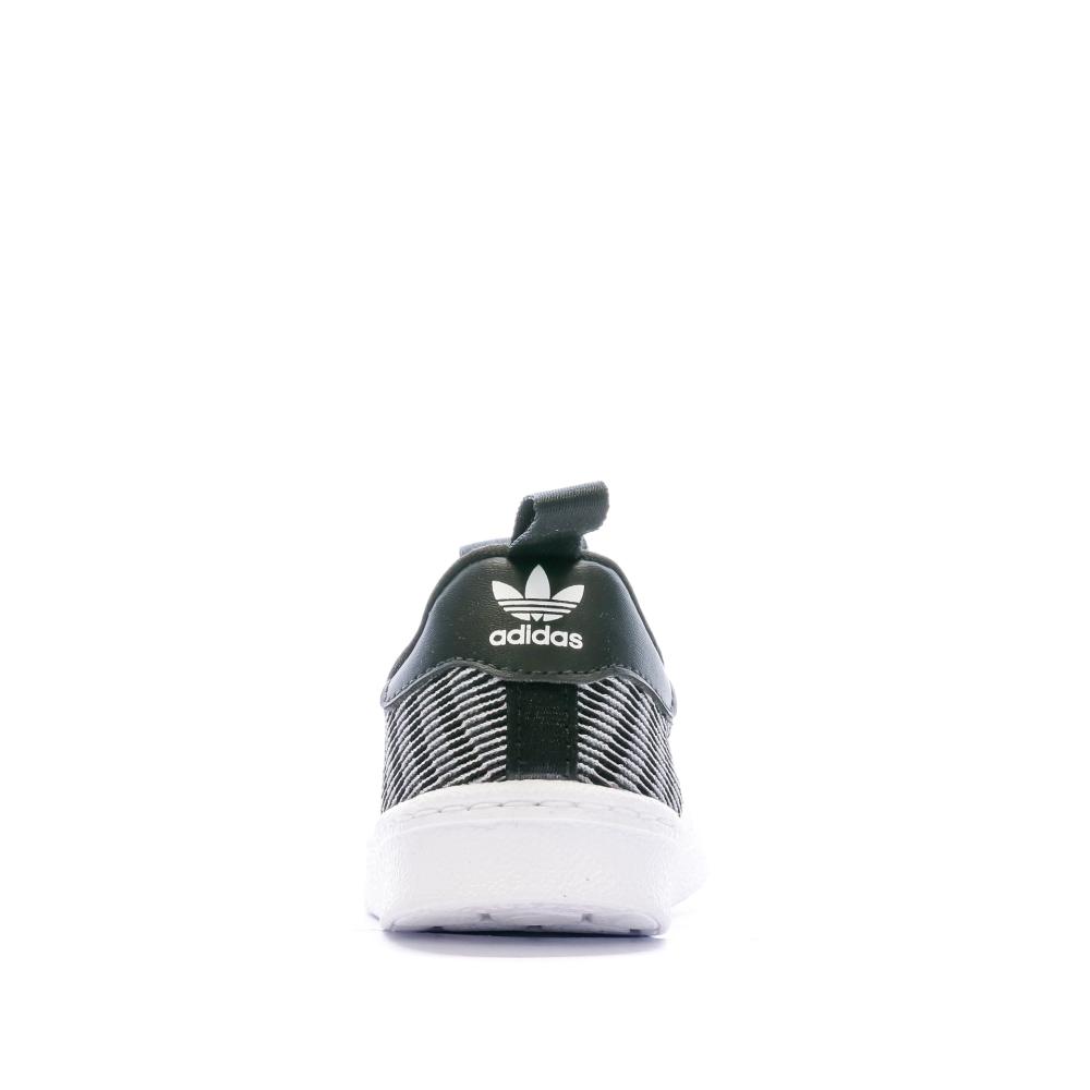 Adidas Baskets Noir/Gris Garçon Adidas Superstar 360