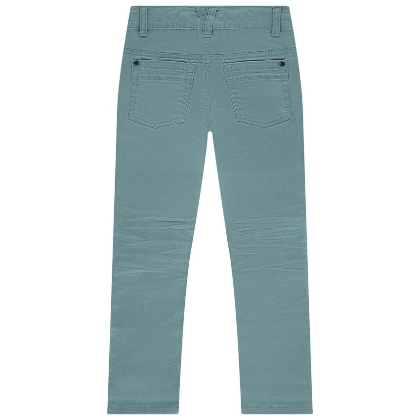 Pantalon en twill uni pour garçon - Bleu marine