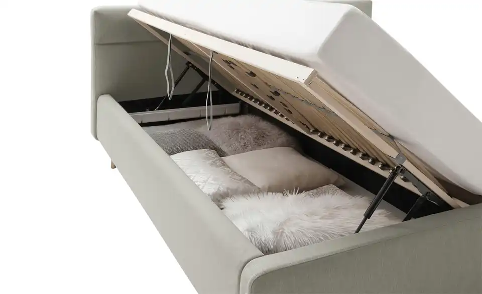 Polsterbett Lotte 180 cm Beige