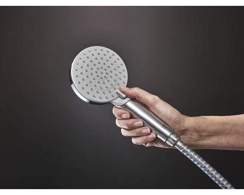 hansgrohe douchekolom incl. thermostaat VERNIS BLEND Showerpipe 200 1jet EcoSmart chroom 26089000