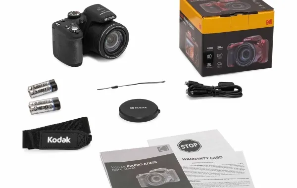 Kodak Astro Zoom AZ405, 20,68 MP, 5184 x 3888 pixel, BSI CMOS, 40x, Fuld HD, Hvid