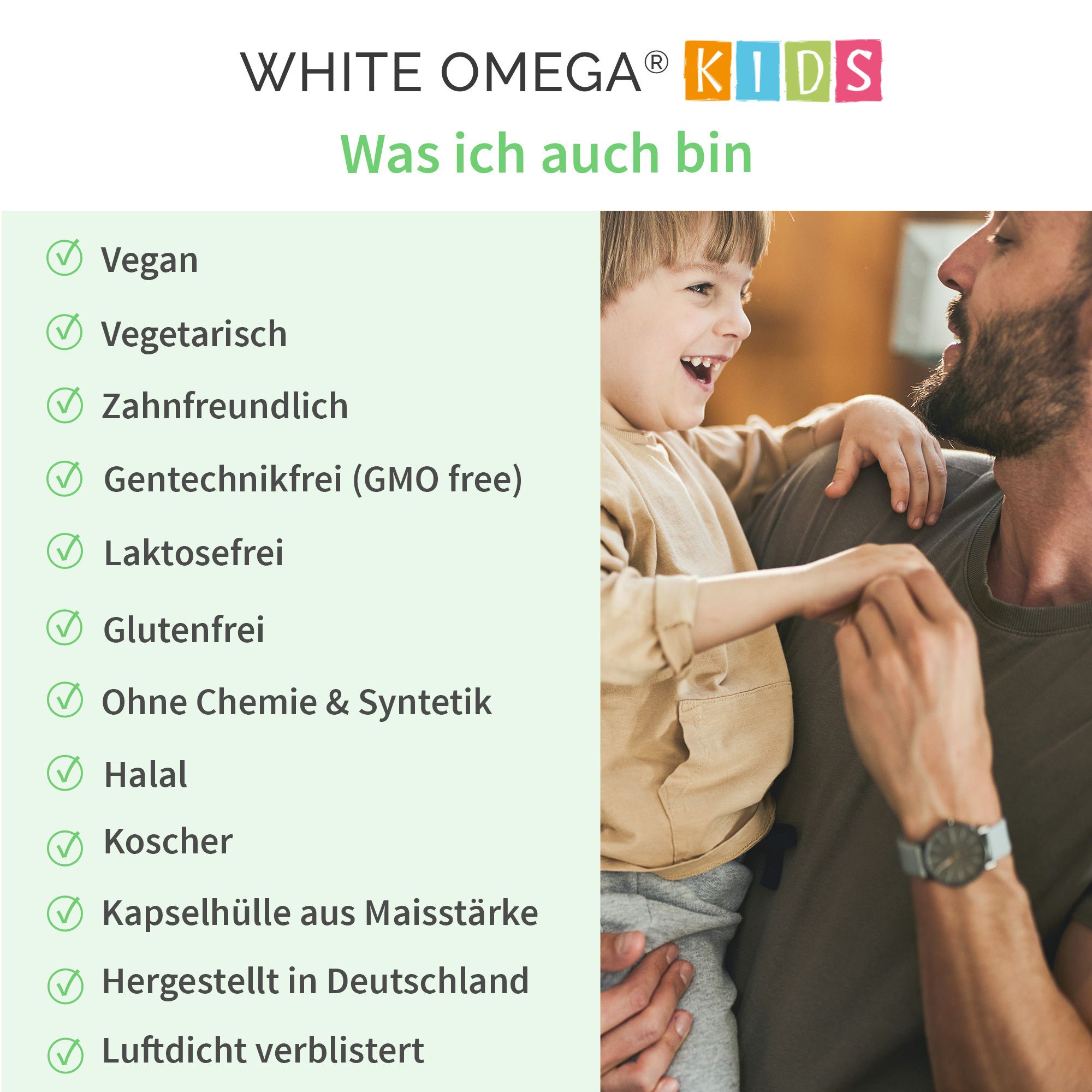 WHITE OMEGA® KIDS Algenöl