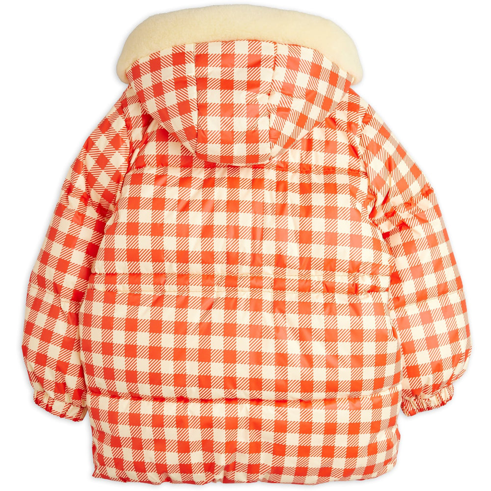 Køb Mini Rodini Red Ritzratz Patch Gingham AOP Heavy Puffer