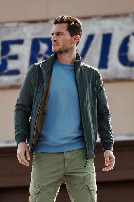 PME legend blauwe heren sweater