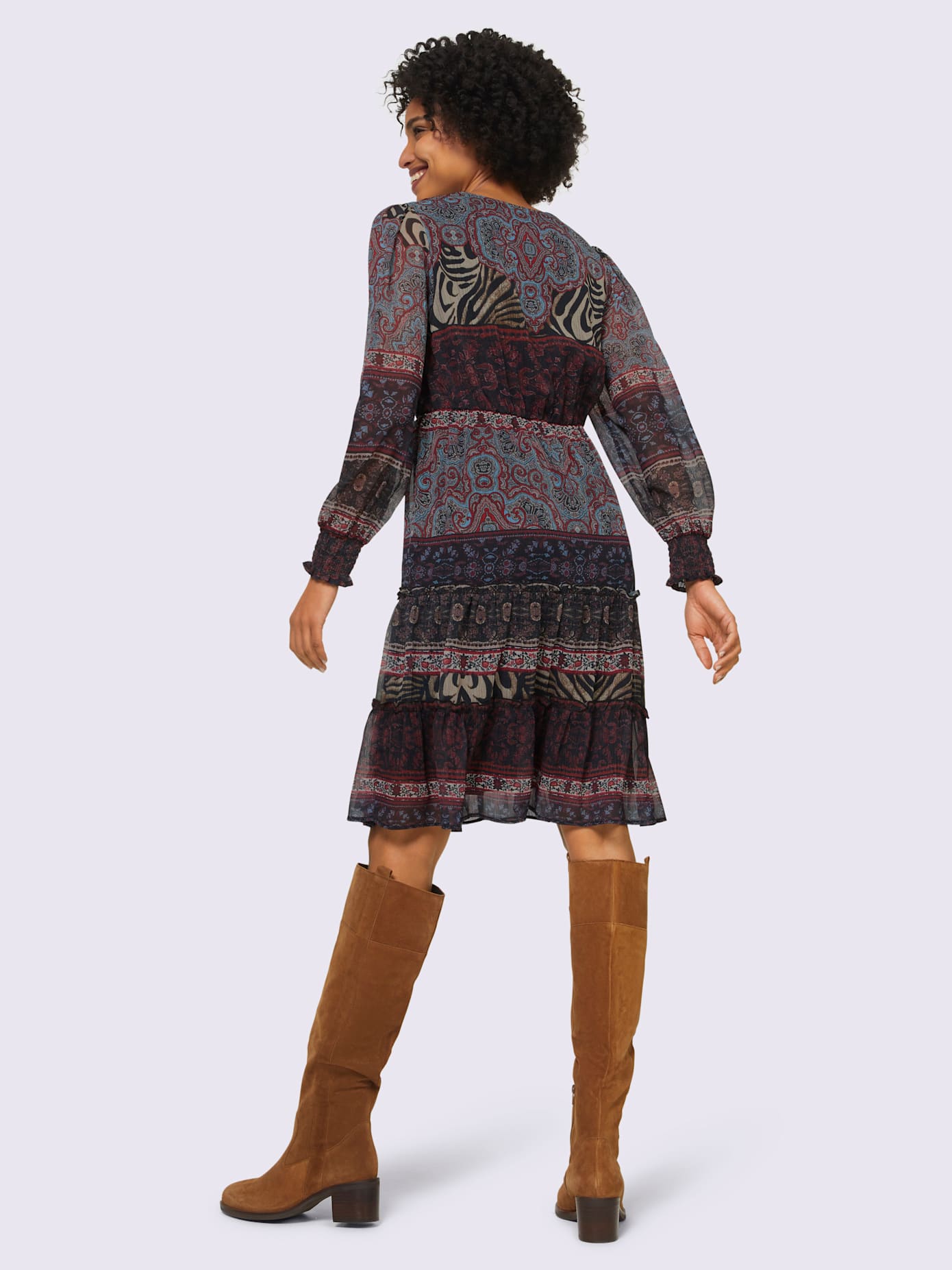 Robe imprimée motif imprimé