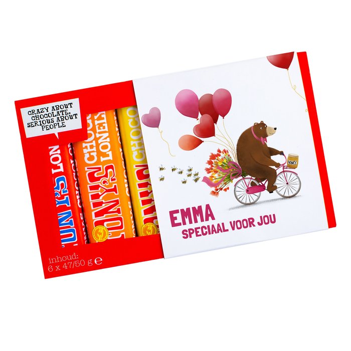Tony’s Chocolonely | Proeverijtje | Speciaal voor jou met eigen naam | 300g