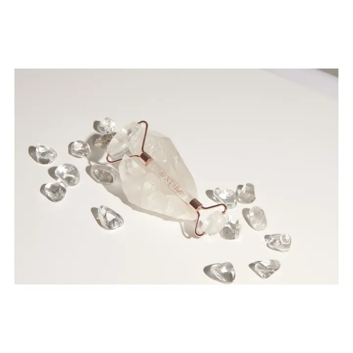 Sentara Roller de massage Cristal de roche | Transparent