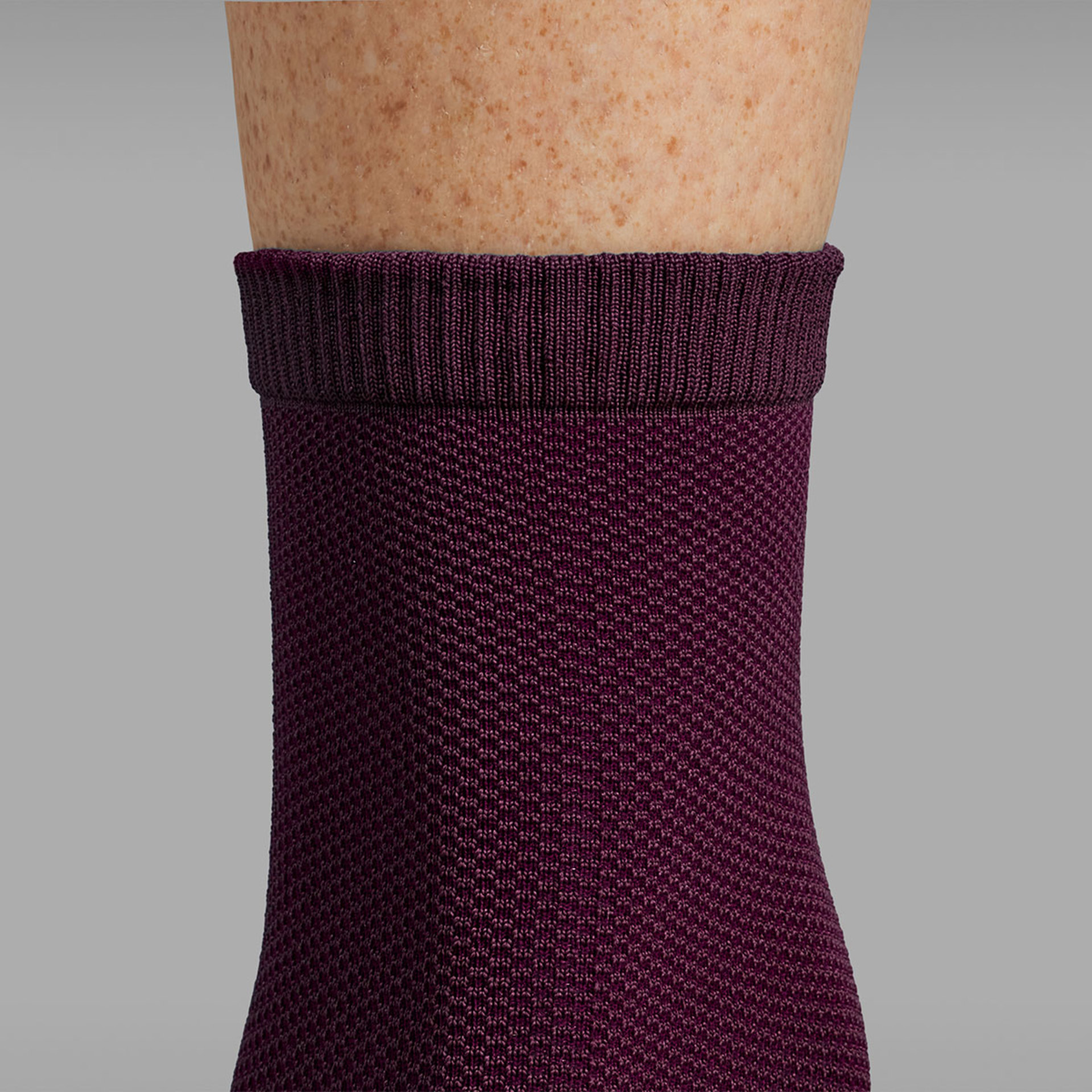 GripGrab Lightweight Airflow Short Fietssokken Donkerrood