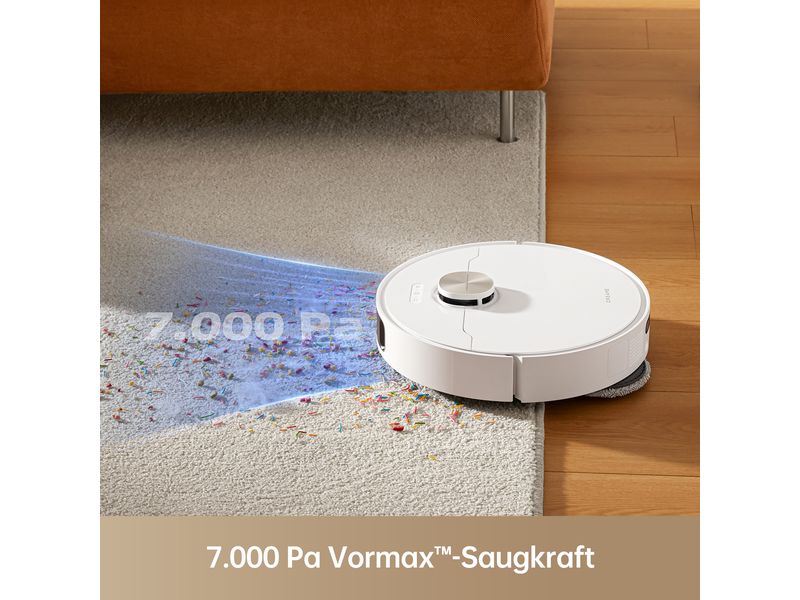 Dreame Saug- und Wischroboter L10s Pro Ultra Heat Weiss Roboterstaubsauger mit Basisstation