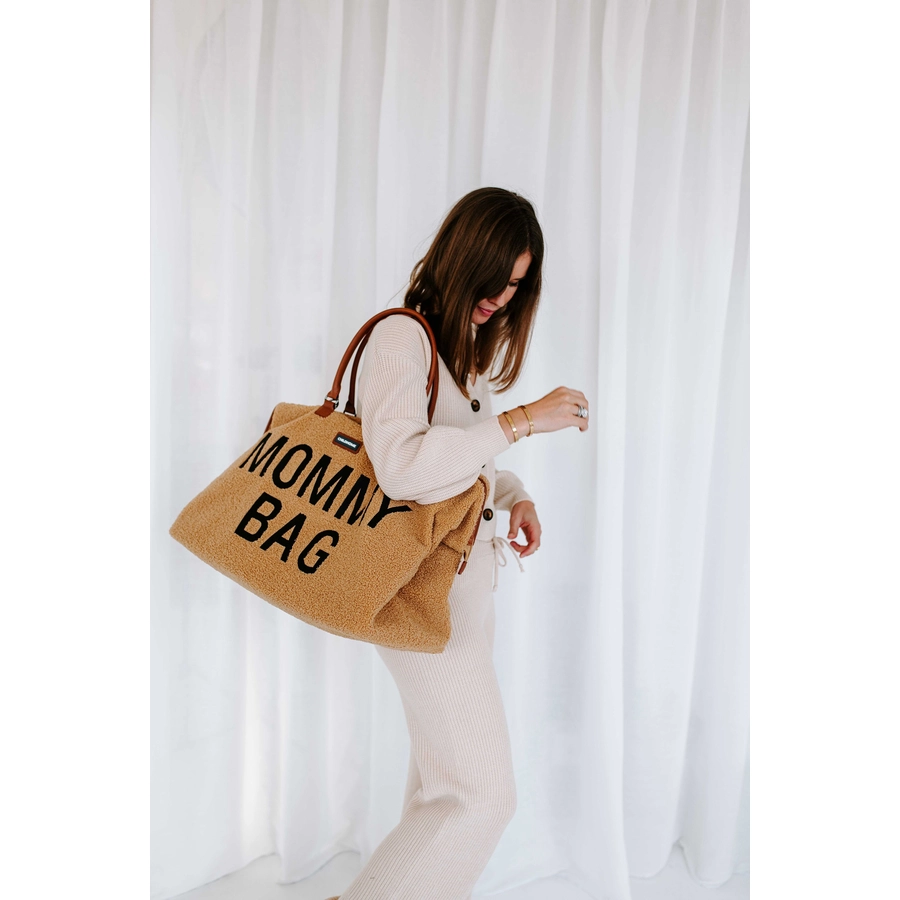 CHILDHOME Mommy Bag Teddy beige