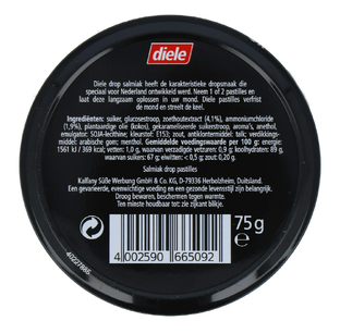 Diele Pastilles Drop Salmiak 75GR