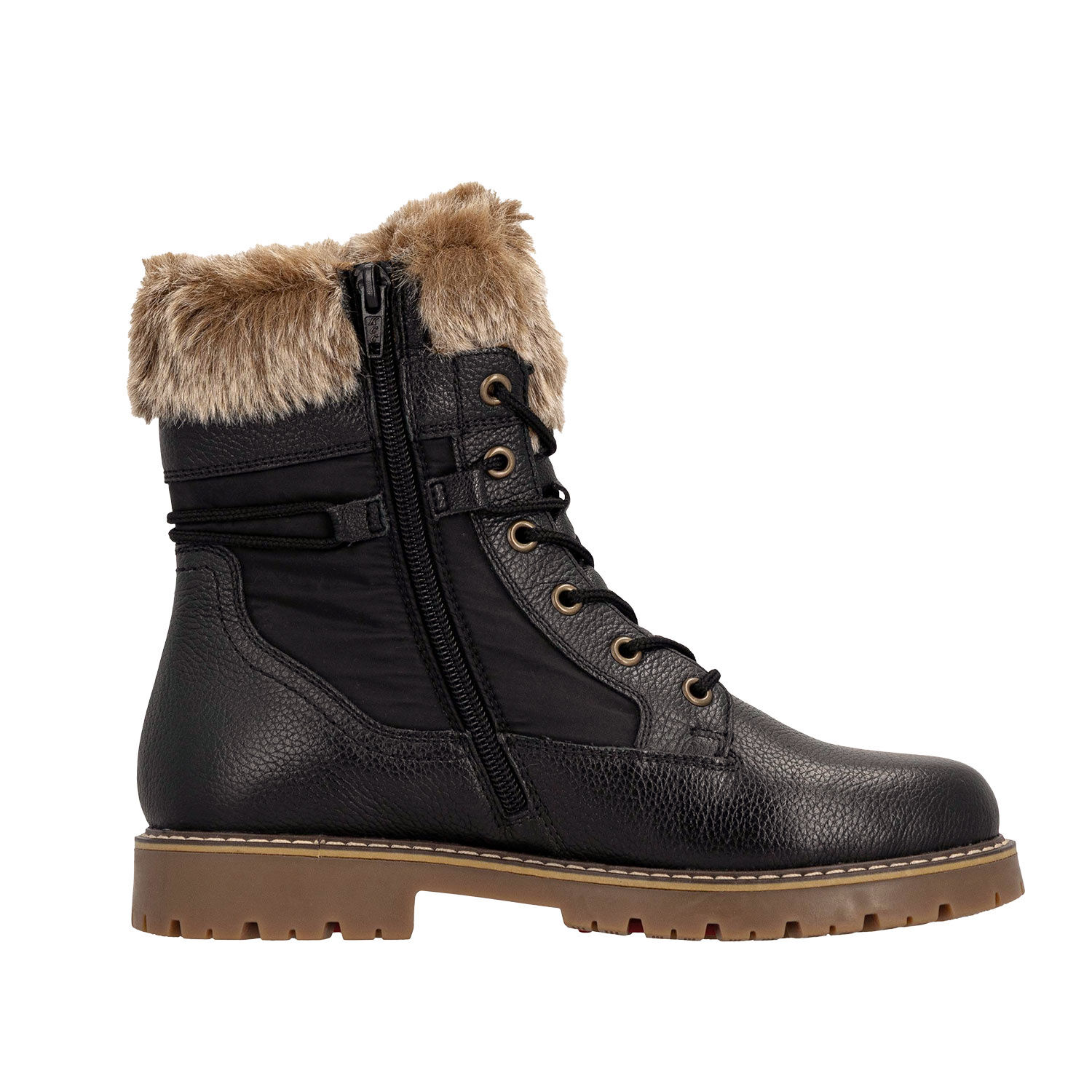 REMONTE Schnürstiefel aus Glattleder