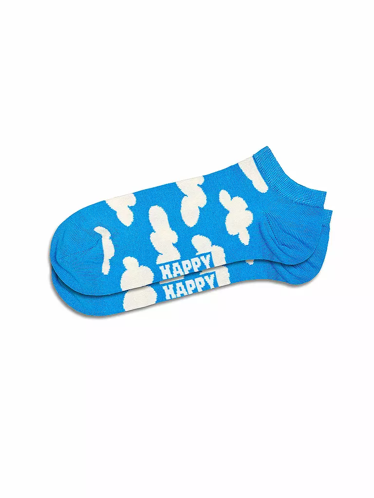 HAPPY SOCKS Damen Sneaker Socken CLOUDY 36-40 light blue hellblau