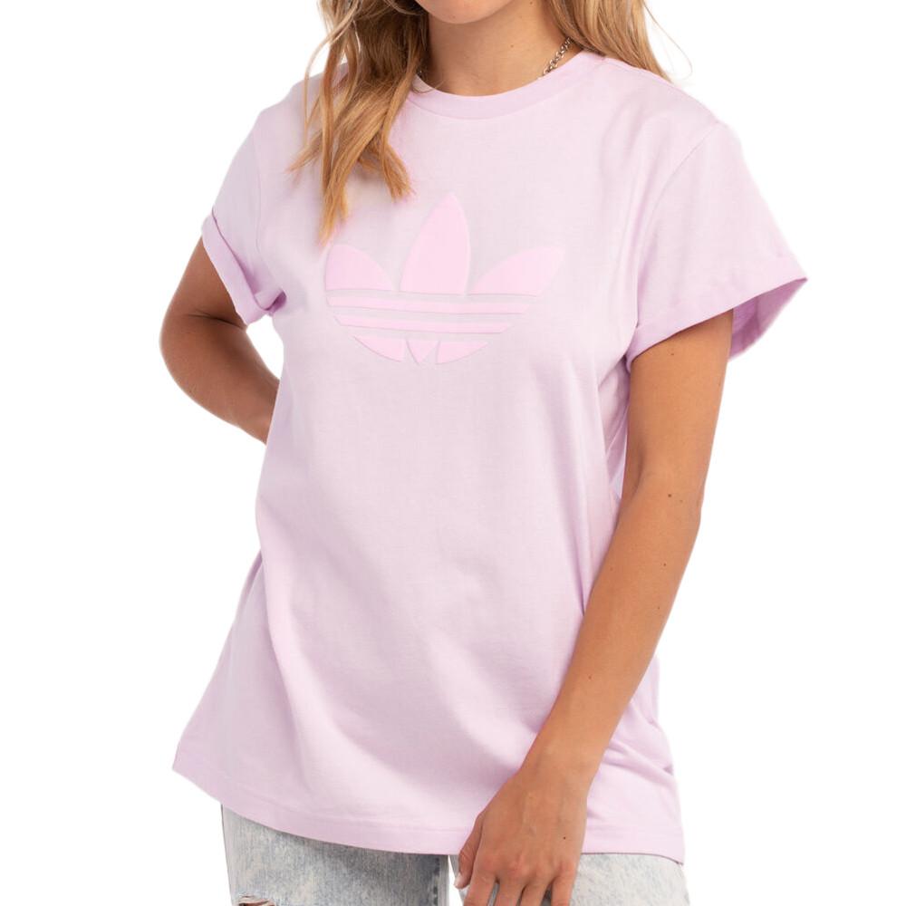 Adidas T-shirt Rose Femme Adidas 1631