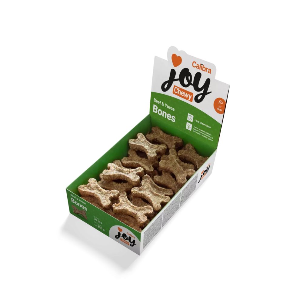 Calibra Joy Dog Chewy Beef & Yucca Bones