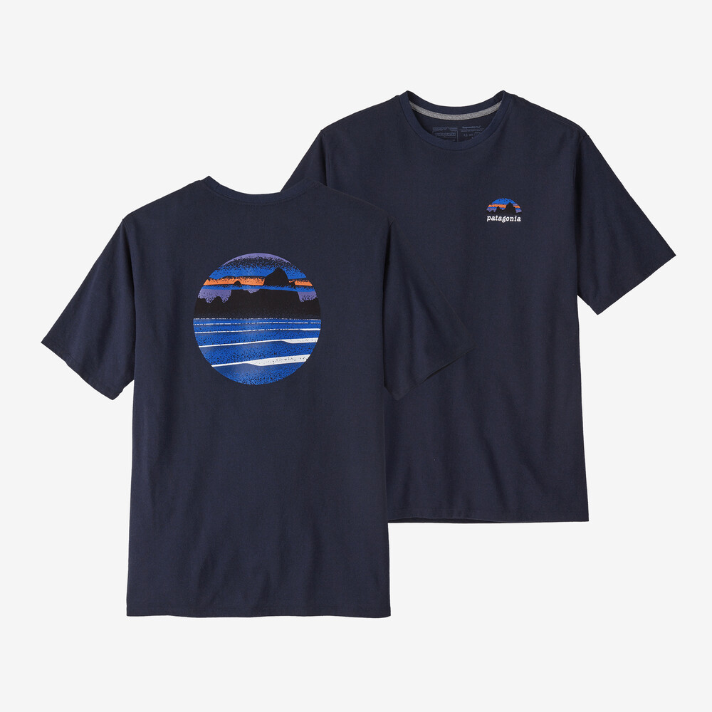 Herren Skyline Stencil Responsibili-Tee