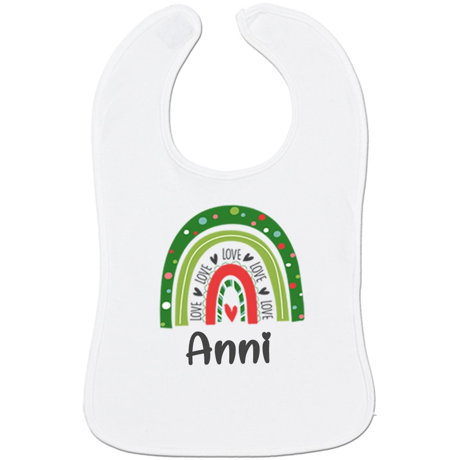 Schnullireich Geschenkset mit Namen Janosch: WMF Kinderbesteck + TellerSchale+ Lätzchen Silber