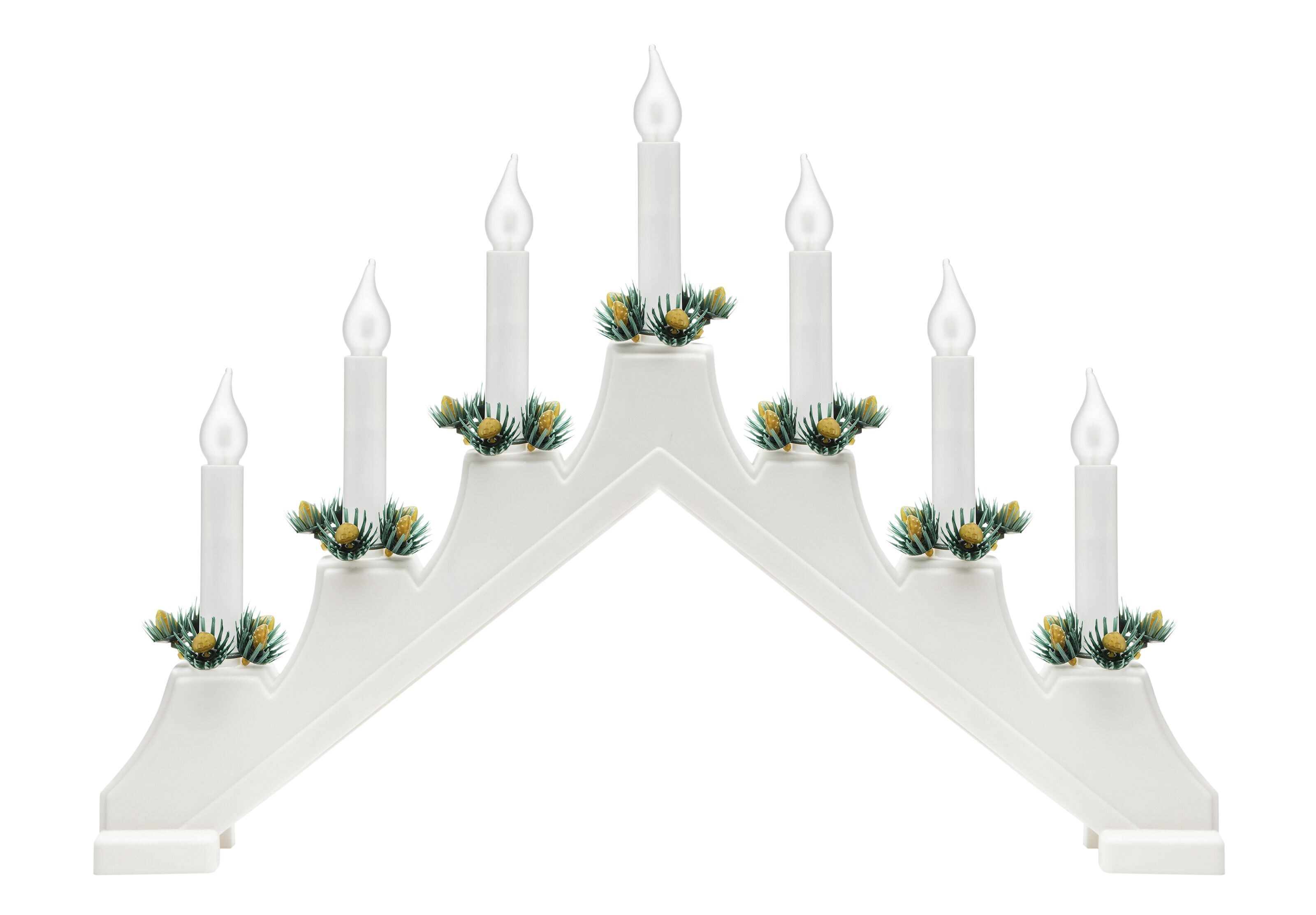 Ledsavers Frostet reservepære til adventsstaker LED 7-pk.
