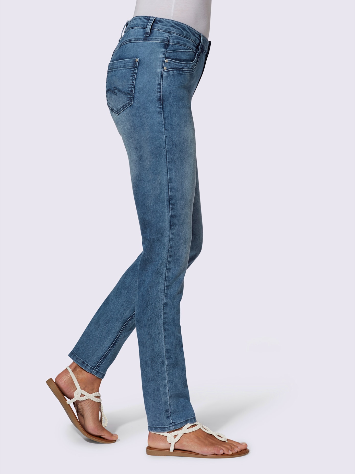 Jean coton extensible confortable