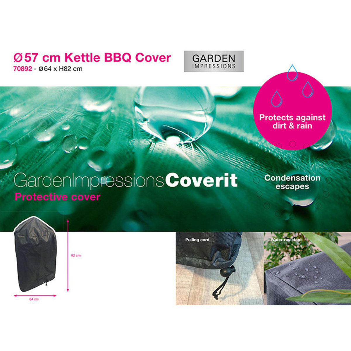 Garden Impressions Coverit Ø57 cm barbecuehoes