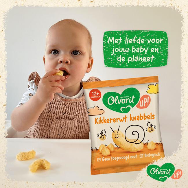 Olvarit Kikkererwt Knabbels 12 Maanden