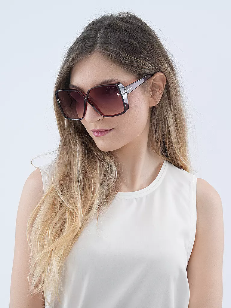 TOM FORD Sonnenbrille FT1117/63 dunkelrot