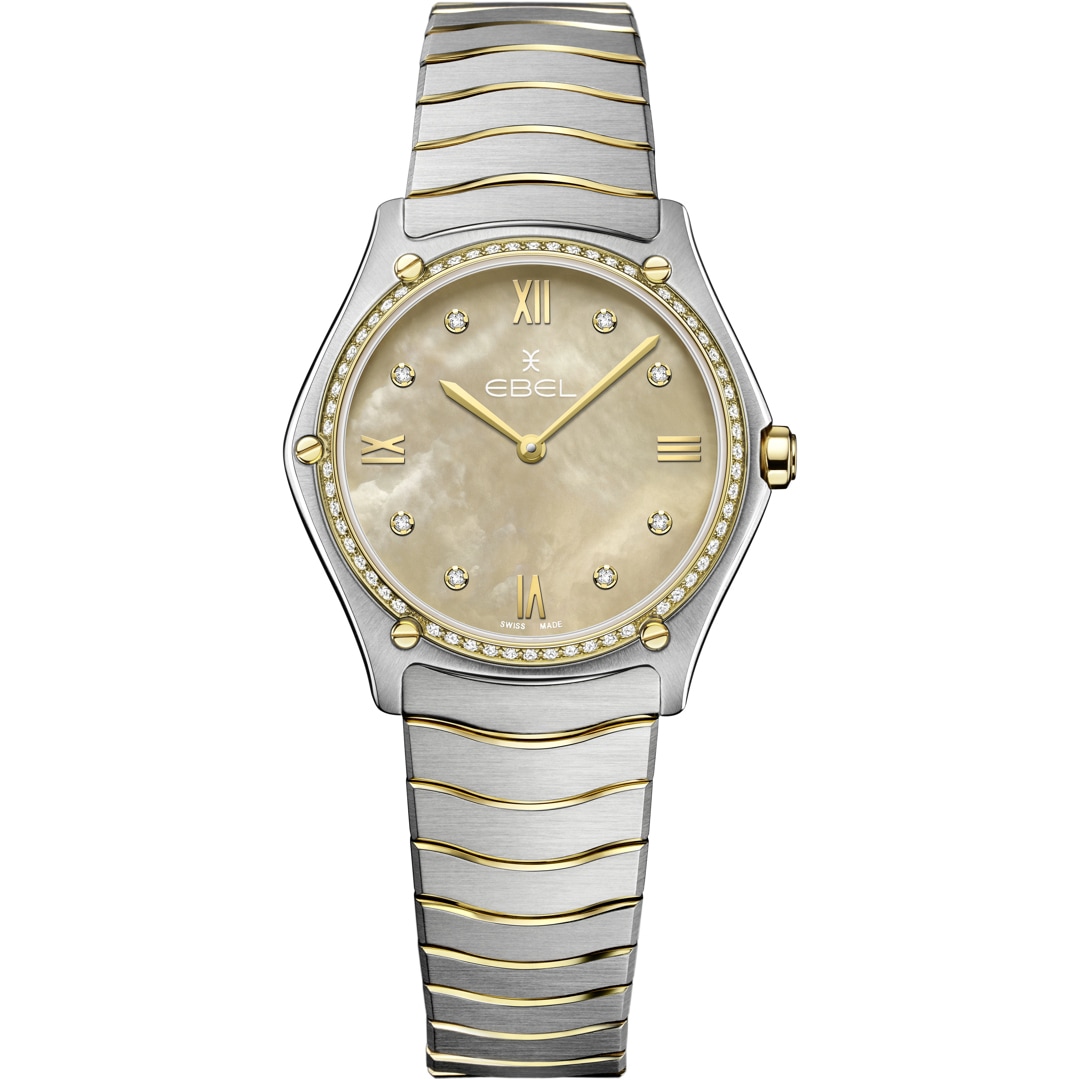 Ebel Sport Classic Lady Diamonds Bicolor / Beige 33mm